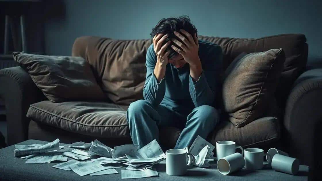 Common mental health issues caused by debt