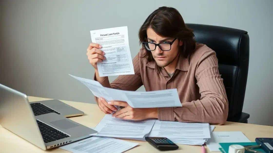 Common mistakes when applying for personal loans