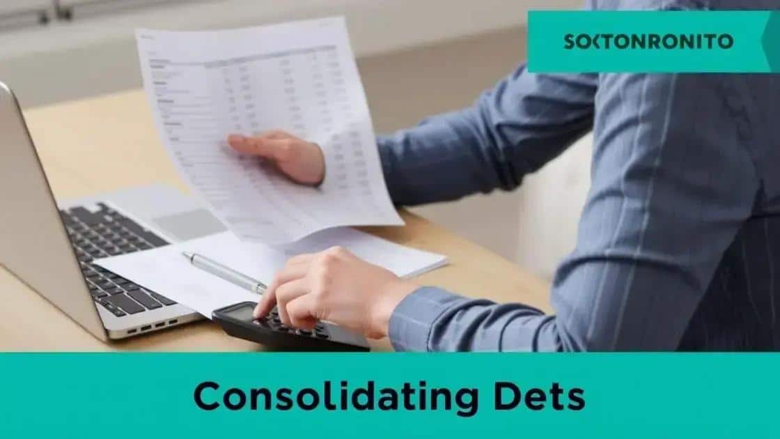 Benefits of consolidating debts