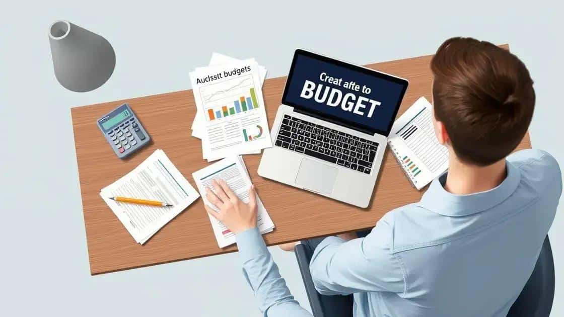 Steps to create an effective monthly budget