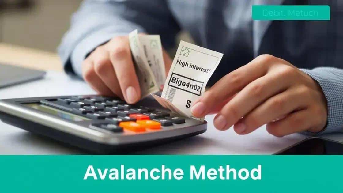Exploring the avalanche method for reducing debt