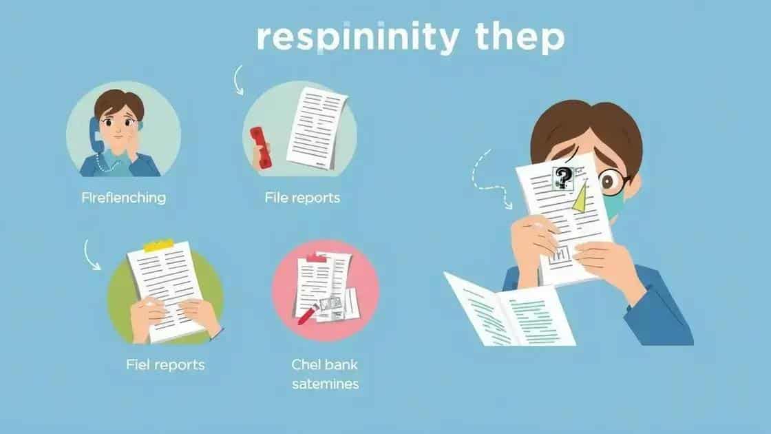 How to respond to a potential identity theft