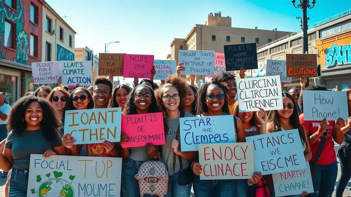 Key issues driving student activism