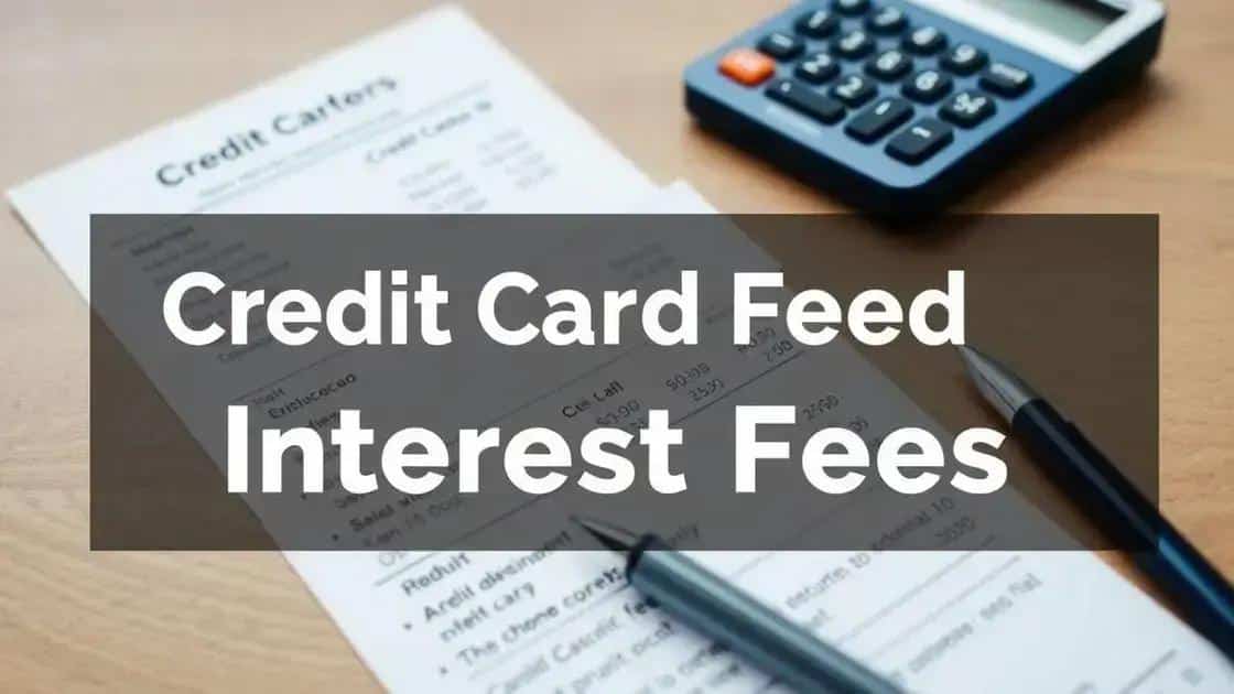 Understanding credit card fees and rates