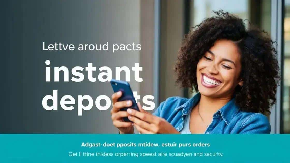 Key benefits of instantdeposit services