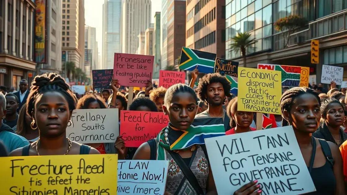 Key issues driving the protests