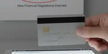 Credit card in hand over tablet with 2026 chargeback form