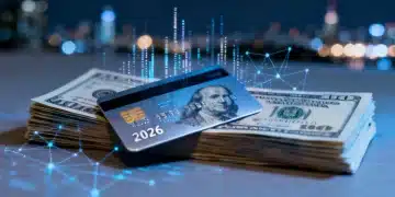 Modern credit card with dollar bills, representing hidden financial benefits and perks in 2026.