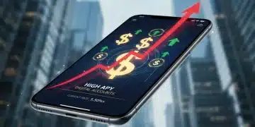 Digital account interest rates 2026, high APY savings growth