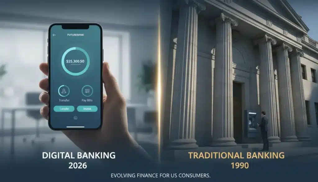 Digital Accounts vs. Traditional Banking: 2026 US Consumer Comparison