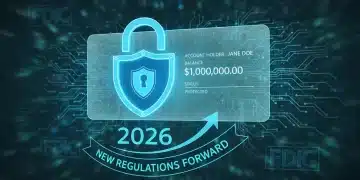 Secure digital bank account with FDIC insurance logo
