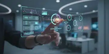 Futuristic digital interface for integrated bill payment and financial management